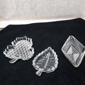 2(set of 3 trinket box, vintage art dec